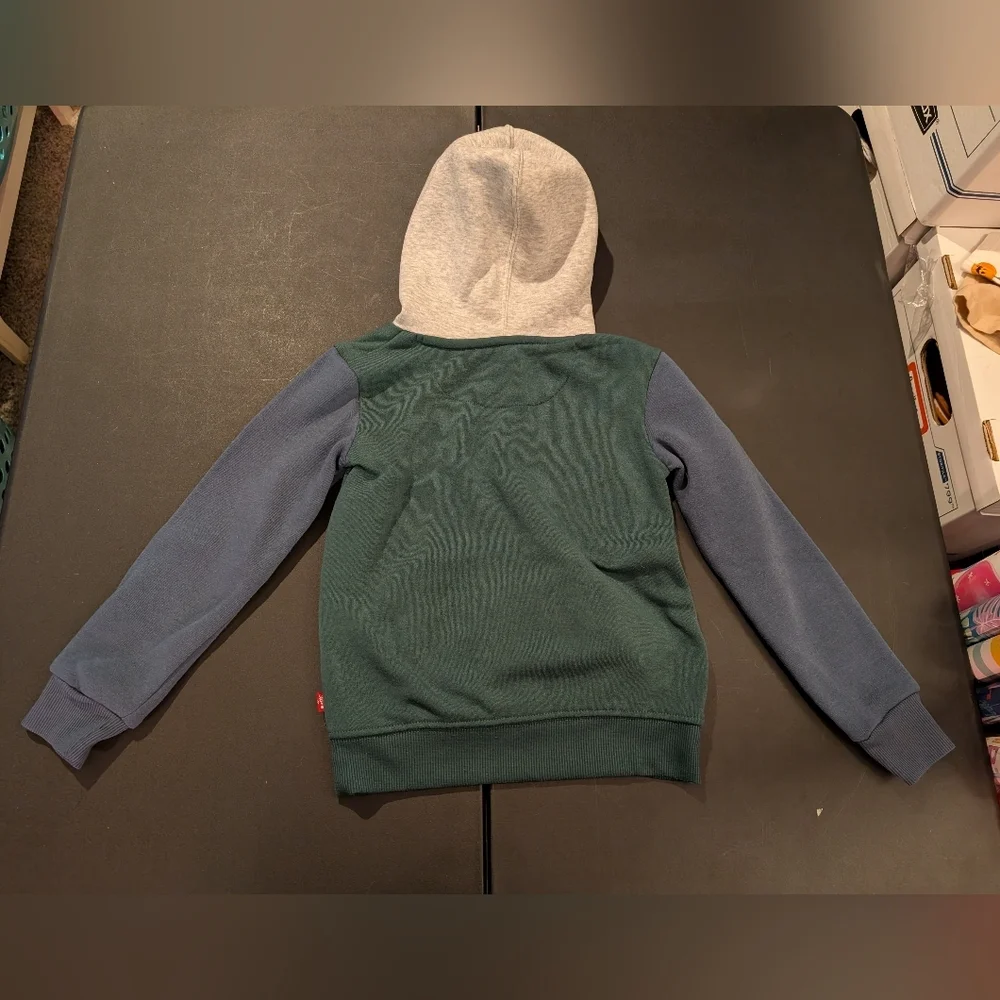 Levi's Little Kid Color Block Long-Sleeve Hoodie & Joggers in Size 4 (XS)